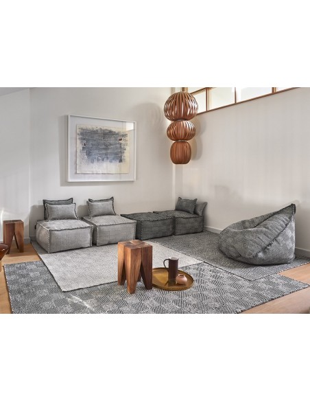 Sail Rug Black 300x400 by Gan Rugs