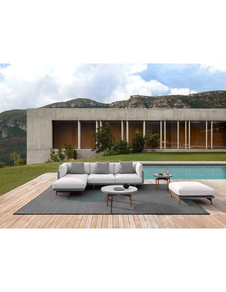 Saline Outdoor Rug Black 200x300 by Gan Rugs