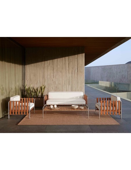 Saline Outdoor Rug Terracotta 170x240 by Gan Rugs