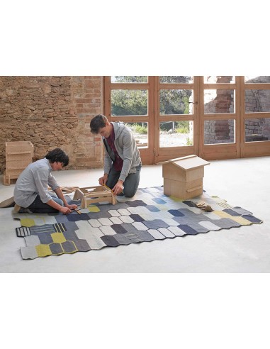 Seal Tappeto Yellow 170x250 by Gan Rugs