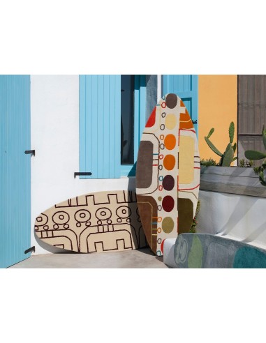 Surf Malibú Tappeto Mediterráneo 150x55 by Gan Rugs