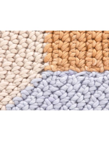 The Crochet Collection Rug Mono Beige 180x100 by Gan Rugs