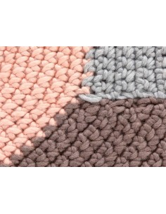 The Crochet Collection Rug Mono Pink 180x100 by Gan Rugs 2