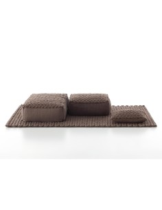 Trenzas Tappeto Brown 200x300 by Gan Rugs 2