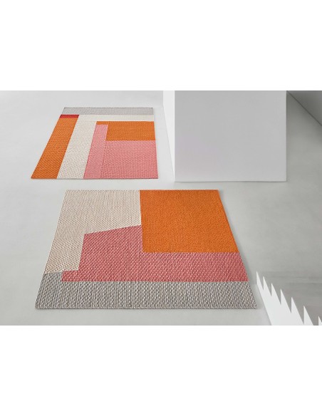 Weave Tappeto Space Hopper Orange 220x220 by Gan Rugs