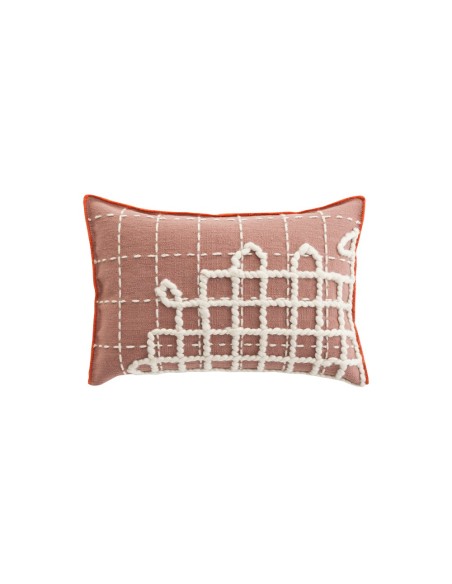 Bandas Cuscino A Pink 60x40 by Gan Rugs