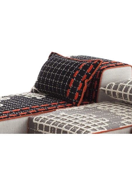 Bandas Cushion D Black 60X40 by Gan Rugs