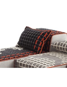 Bandas Cuscino D Black 60x40 by Gan Rugs 2