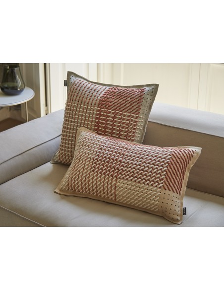 Canevas Geo Cuscino Coral 61x36 by Gan Rugs