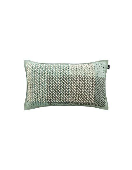 Canevas Geo Cushion Green 61X36 by Gan Rugs
