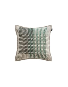 Canevas Geo Cushion Green 50X50 by Gan Rugs