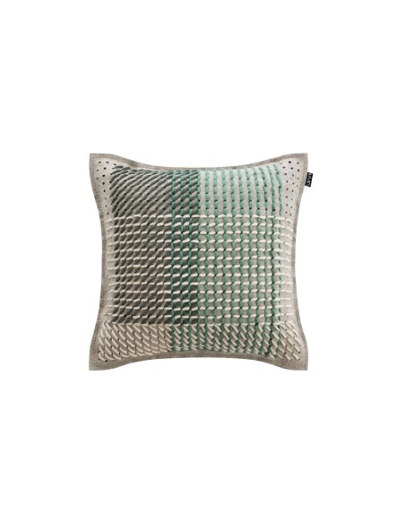 Canevas Geo Cushion Green 50X50 by Gan Rugs