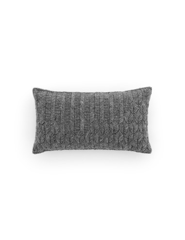 Chaddar Cuscino Charcoal 60x35 by Gan Rugs