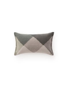Diamond Outdoor Cushion Green-Grey 50X30 by Gan Rugs