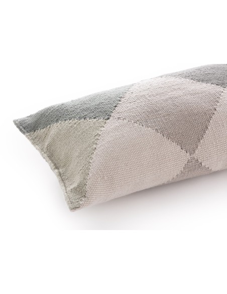 Diamond Outdoor Cushion Green-Grey 50X30 by Gan Rugs
