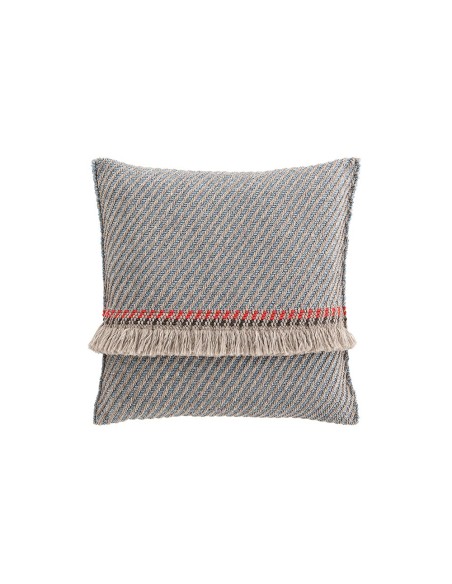 Garden Layers Outdoor Big Cuscino Almond-Blue 70x70 by Gan Rugs