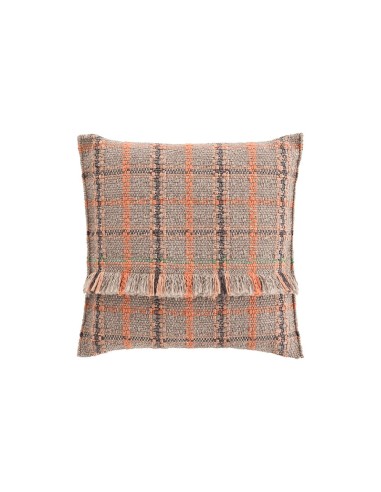 Garden Layers Outdoor Big Cushion Tartan Terracotta 70X70 by Gan Rugs