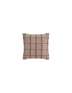 Garden Layers Outdoor Small Cuscino Checks Terracotta 45x45 by Gan Rugs