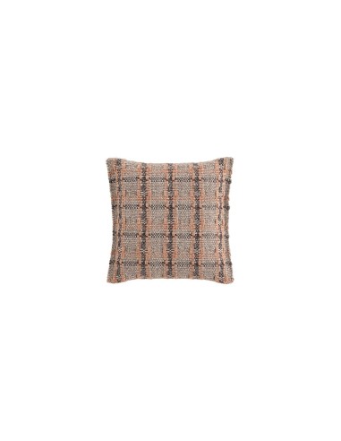 Garden Layers Outdoor Small Cuscino Checks Terracotta 45x45 by Gan Rugs