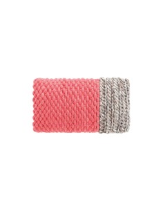 Mangas Space Cushion Plait Coral 60X35 by Gan Rugs