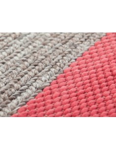 Mangas Space Cushion Plait Coral 60X35 by Gan Rugs 2