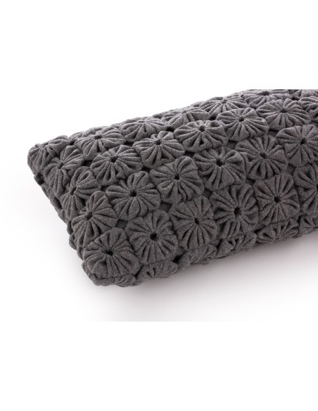 Momos Cuscino Anthracite 48x30 by Gan Rugs