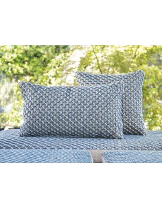 Raw Cushion Blue 70X40 by Gan Rugs 2