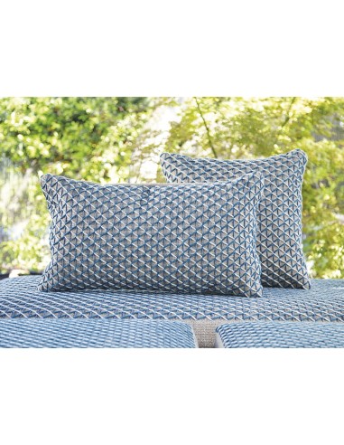 Raw Cushion Blue 70X40 by Gan Rugs