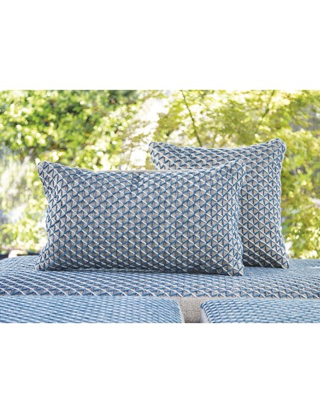 Raw Cushion Blue 70X40 by Gan Rugs