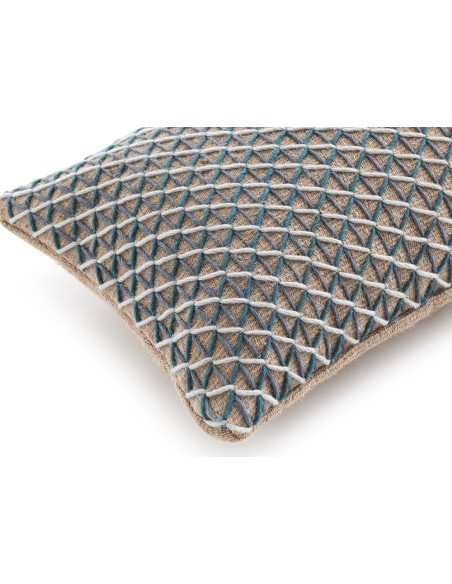 Raw Cushion Blue 70X40 by Gan Rugs