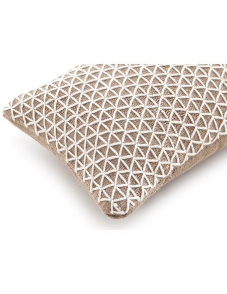 Raw Cushion White 70X40 by Gan Rugs