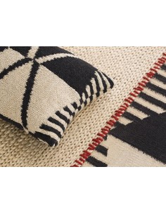 Rustic Chic Cuscino Geo Black & White 70x40 by Gan Rugs 2