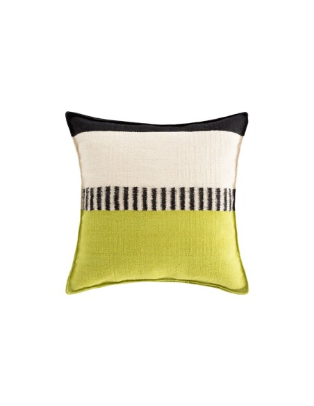 Rustic Chic Cushion Geo Pistachio 64X64 by Gan Rugs