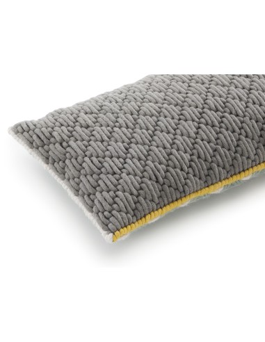 Silai Cushion Celadon-Light Grey 60X35 by Gan Rugs