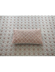 Silai Cushion Rose-Light Grey 60X35 by Gan Rugs 2