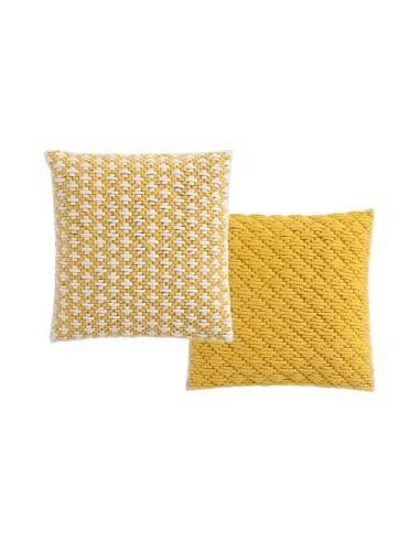 Silai Cuscino Yellow-Yellow 50x50 by Gan Rugs